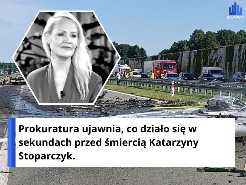 Prokuratura ujawnia, co działo się w sekundach przed śmiercią Katarzyny Stoparczyk.